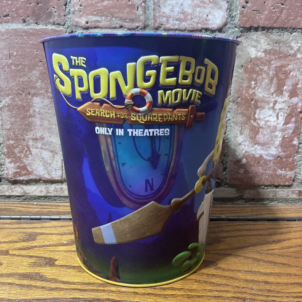 SpongeBob SquarePants Movie 2025 POPCORN TIN